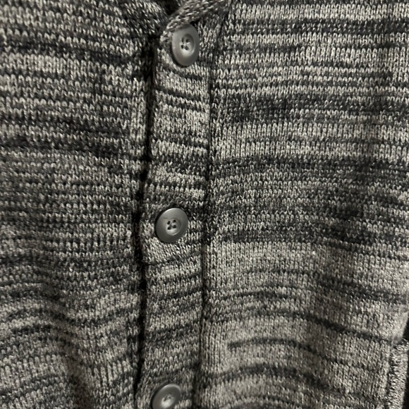 American Rag Gray Cardigan Button Front Grandpa Sweater XL 100% Cotton Preppy - Picture 9 of 10